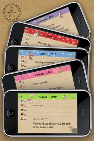 Cuttycal シンプルで可愛い月間日記アプリ Googleカレンダーとの同期も可能
